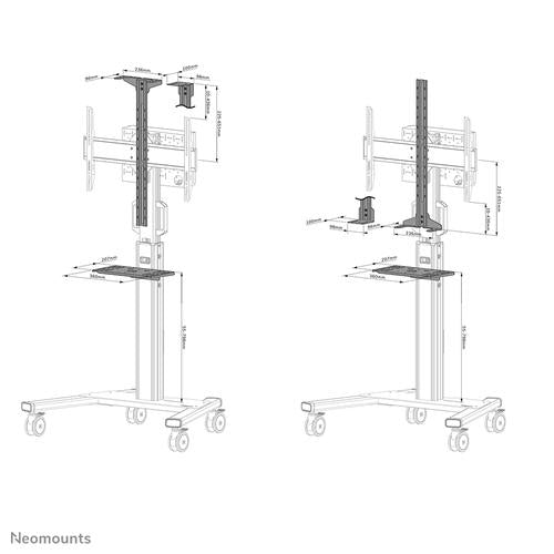 Neomounts Select videobar & multimedia kit AFLS-825WH1