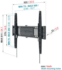 Vogels EFW 8205 Wandsteun SuperFlat M