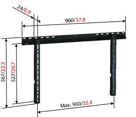Vogels VFW 065 LCD/Plasma wandsteun