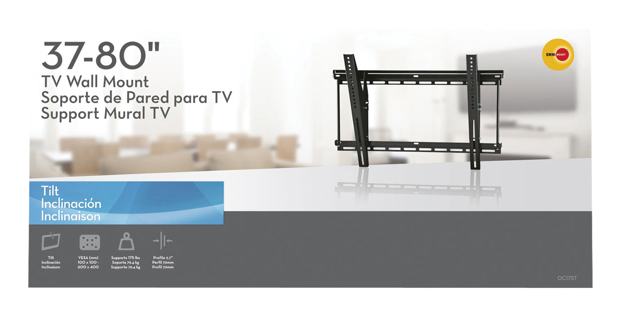 Eenvoudige Omnimount tv-beugel 37-80"