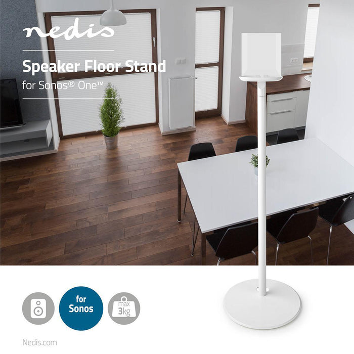 Speaker-Vloerstandaard | Voor Sonos® One / Sonos® Play:1 | Max. 3 kg | Vast