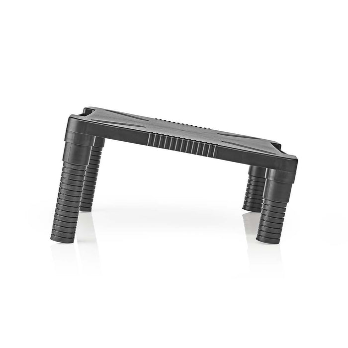 Ergonomische Monitor Stand | verstelbaar tot 18cm | Zwart