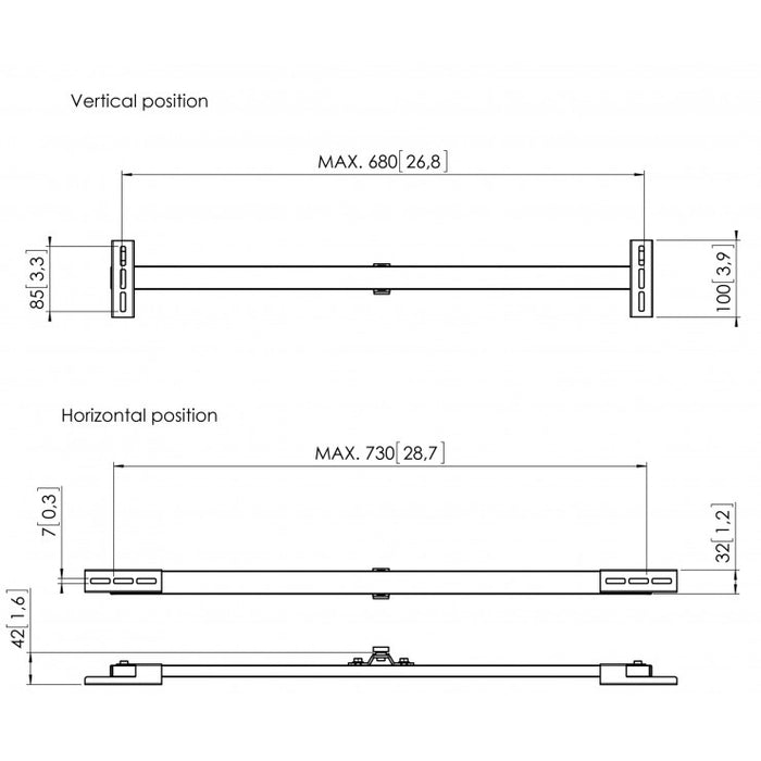 Vogel's soundbar beugel SOUND 3400