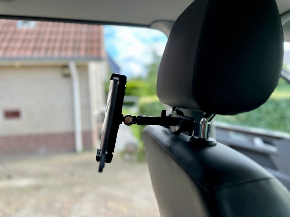 Wolff Mount Autotablet houder voor aan de hoofdsteun tot 224mm |Universeel |Tablet en iPad