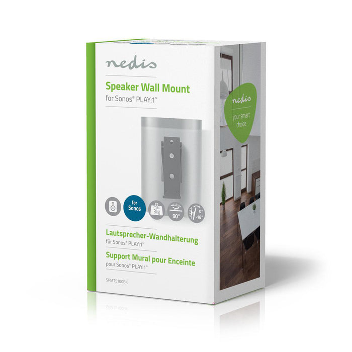 Luidspreker Muurbeugel | Sonos® PLAY:1? | Kantel- en zwenkbaar | Max. 3 kg
