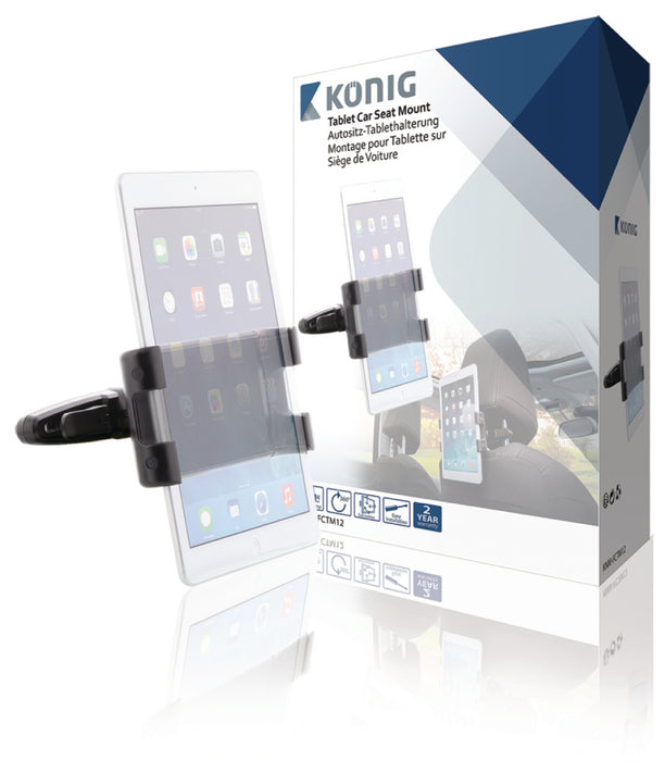 Universele Tablet hoofdsteun autohouder 360 ° Draai- en Kantelbaar