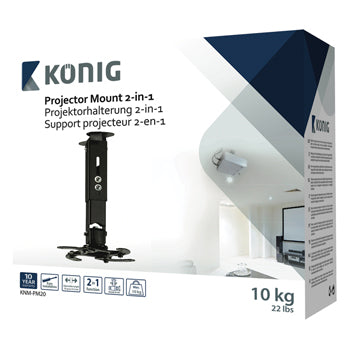 Projectorbeugel 2-in-1 zwart