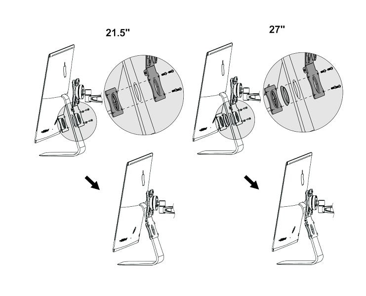 Neomounts Apple FPMA-VESAMAC2127 iMac VESA-adapter