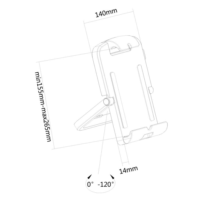 Neomounts universele tablet houder TABLET-UN200white