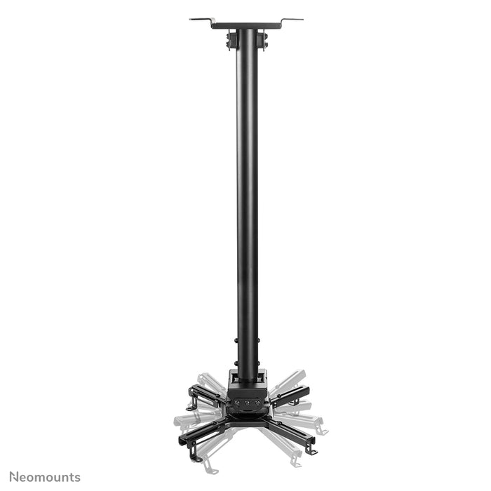 Neomounts CL25-550BL1 universele projector plafondsteun, hoogteverstelbaar (74,5-114,5 cm) - Zwart
