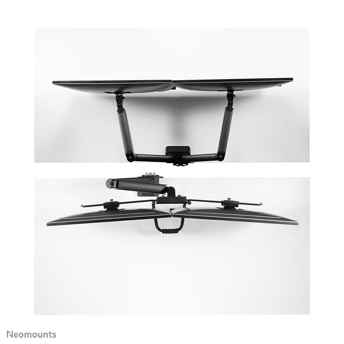 Neomounts DS75-450BL2 full motion monitor bureausteun voor 17-32 inch schermen - Zwart
