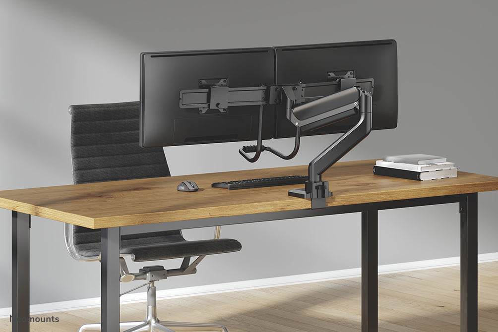 Neomounts DS75-450BL2 full motion monitor bureausteun voor 17-32 inch schermen - Zwart
