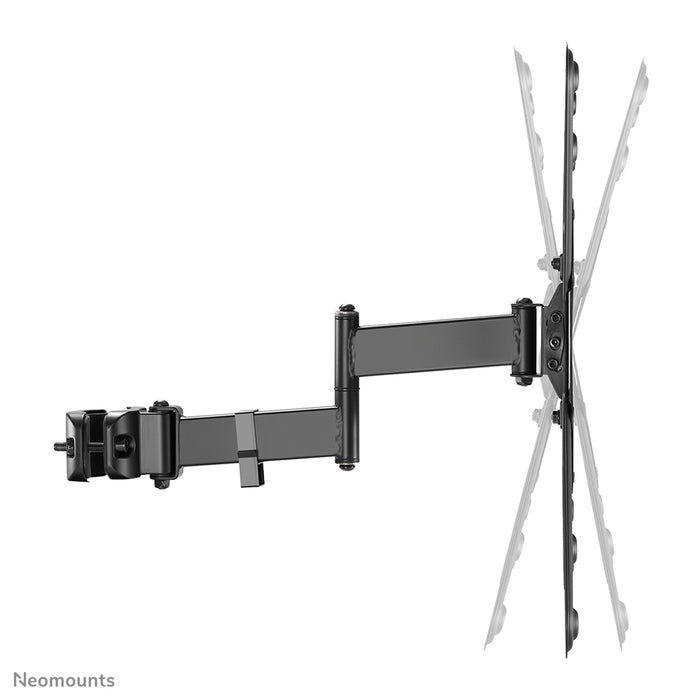 Neomounts FL40-450BL14 full motion TV-paalsteun (Ø28-50 mm) voor 32-55 inch schermen - Zwart