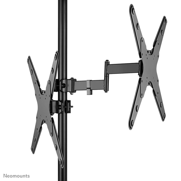 Neomounts FL40-450BL14 full motion TV-paalsteun (Ø28-50 mm) voor 32-55 inch schermen - Zwart