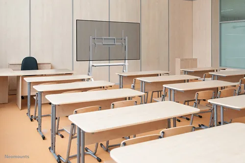 Neomounts Mobiele Vloersteun FL50-525WH1 | Geschikt voor 55-86" Schermen | Wit