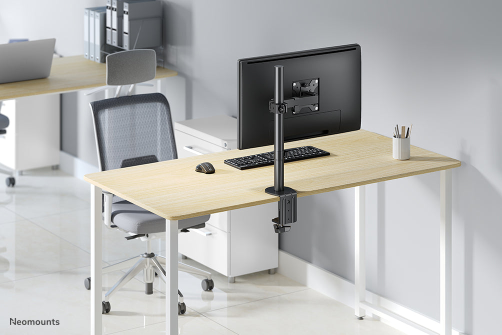 Neomounts FPMA-D540 zwart full motion bureausteun voor flat screens t/m 32 inch, hoogteverstelbaar - Zwart