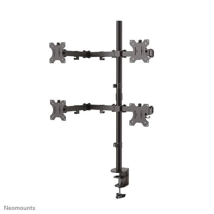Neomounts FPMA-D550D4 zwart full motion bureausteun voor 13-32 inch schermen - Zwart