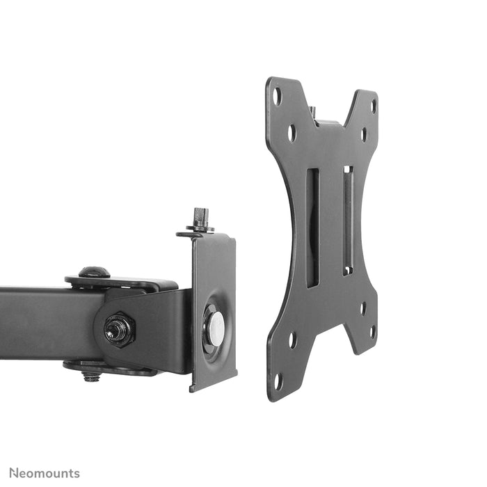 Neomounts FPMA-D550D zwart is een bureausteun voor 2 flat screens t/m 32 inch - Zwart