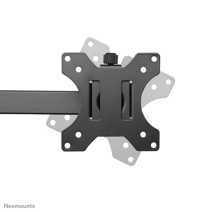 Neomounts FPMA-D550D zwart is een bureausteun voor 2 flat screens t/m 32 inch - Zwart