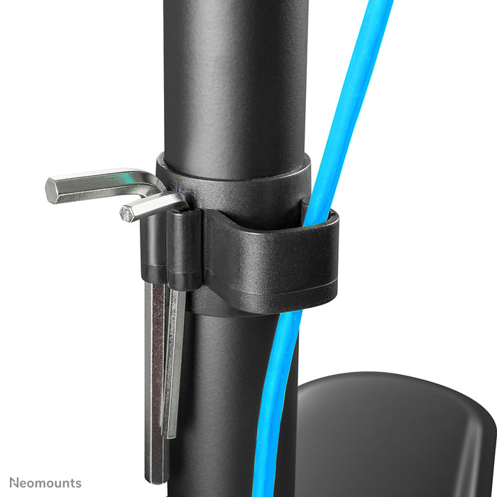 Neomounts FPMA-D550S zwart full motion bureaustandaard voor flat screens t/m 32 inch, hoogteverstelbaar - Zwart