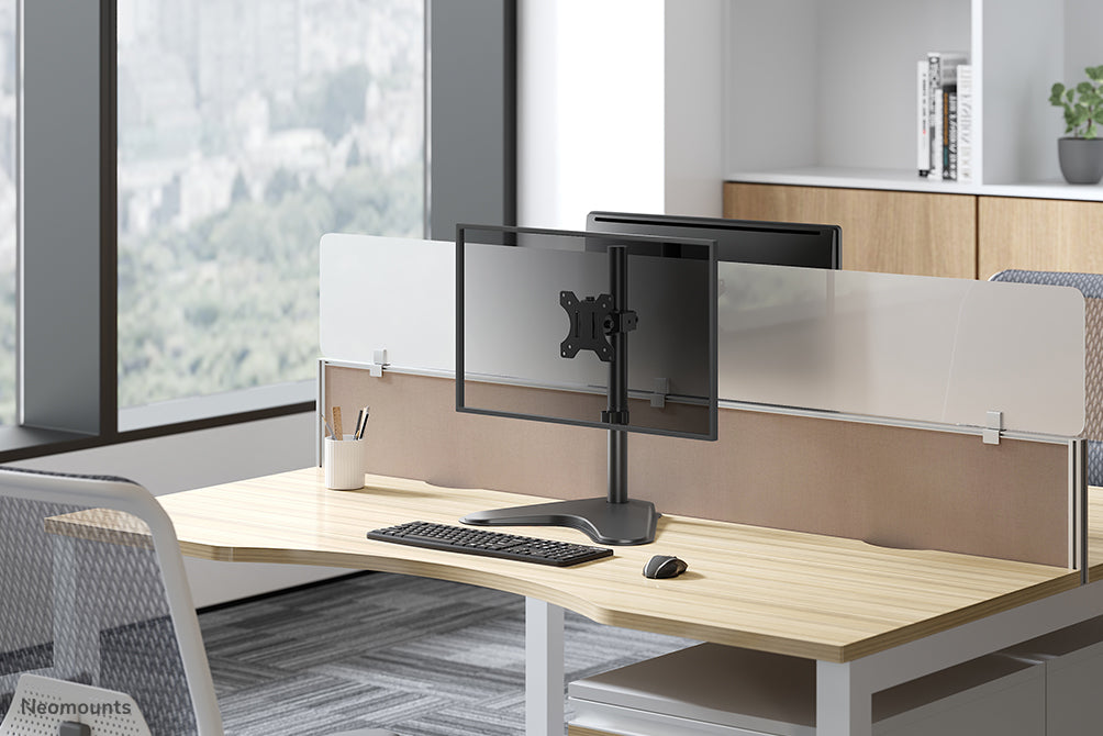 Neomounts FPMA-D550S zwart full motion bureaustandaard voor flat screens t/m 32 inch, hoogteverstelbaar - Zwart