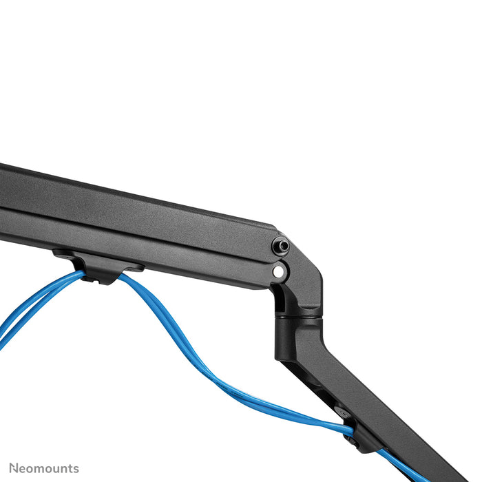 Neomounts FPMA-D650 zwart is een full motion bureausteun voor schermen t/m 27 (69 cm).