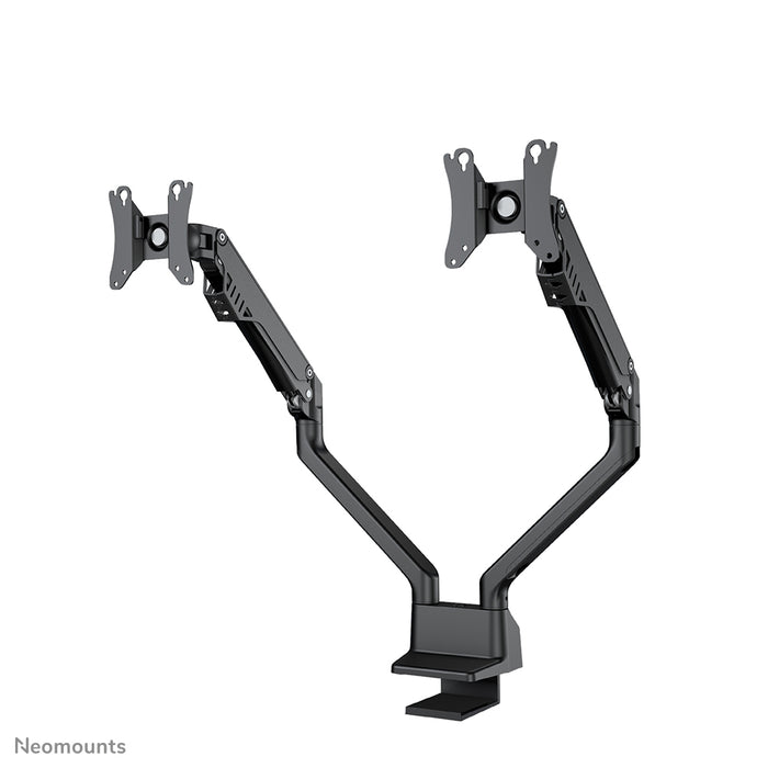 Neomounts FPMA-D750D zwart is een bureausteun met gasveer voor flat screens t/m 32 inch (81 cm).