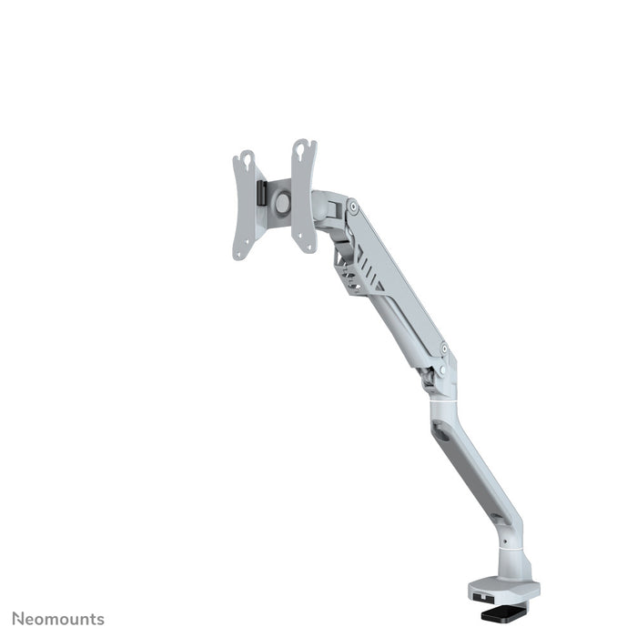 Neomounts FPMA-D750 zilver is een bureausteun met gasveer voor flat screens t/m 32 inch (81 cm).