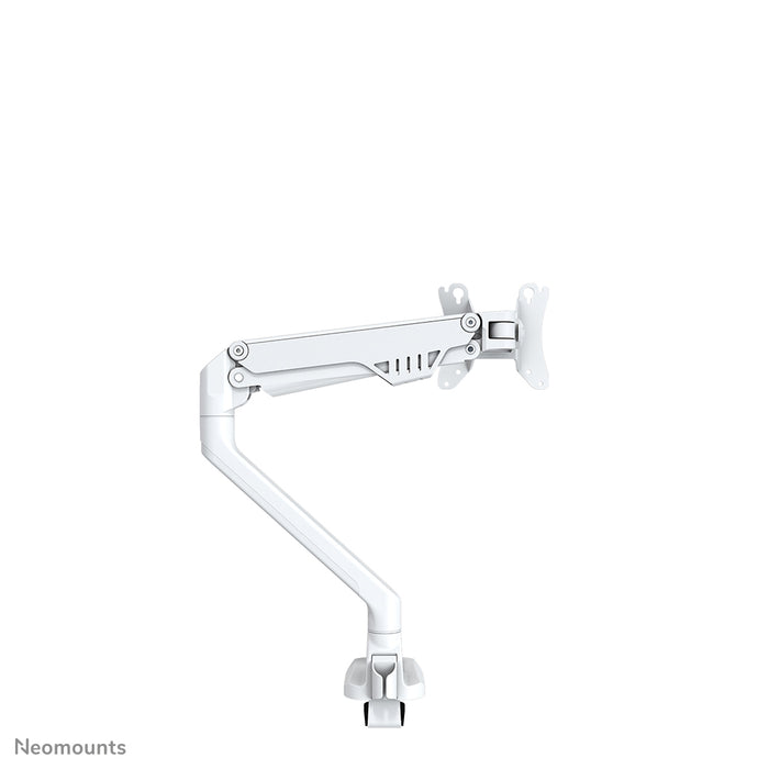 Neomounts FPMA-D750 wit is een bureausteun met gasveer voor flat screens t/m 32 inch (81 cm).
