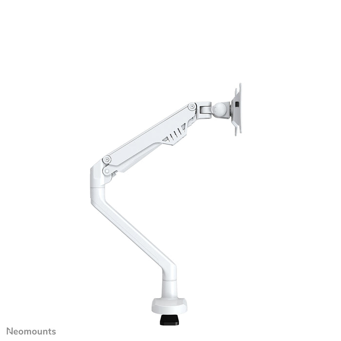 Neomounts FPMA-D750 wit is een bureausteun met gasveer voor flat screens t/m 32 inch (81 cm).