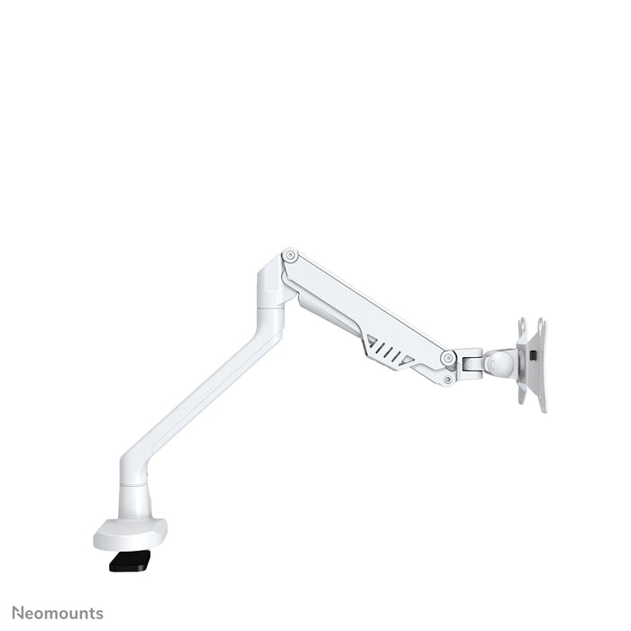 Neomounts FPMA-D750 wit is een bureausteun met gasveer voor flat screens t/m 32 inch (81 cm).