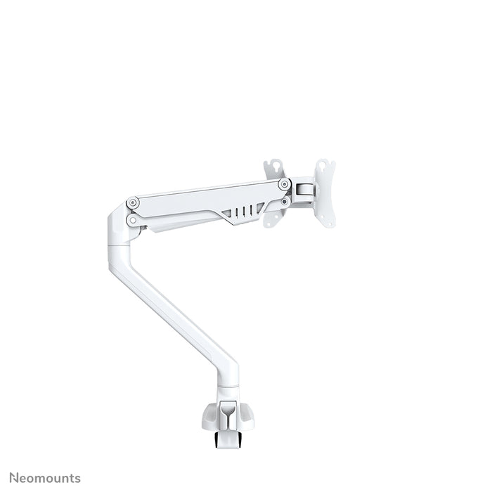 Neomounts FPMA-D750 wit is een bureausteun met gasveer voor flat screens t/m 32 inch (81 cm).