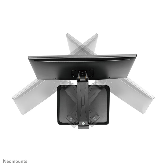 Neomounts FPMA-D885 zwart is een bureausteun voor flat screens t/m 32 inch (81 cm)