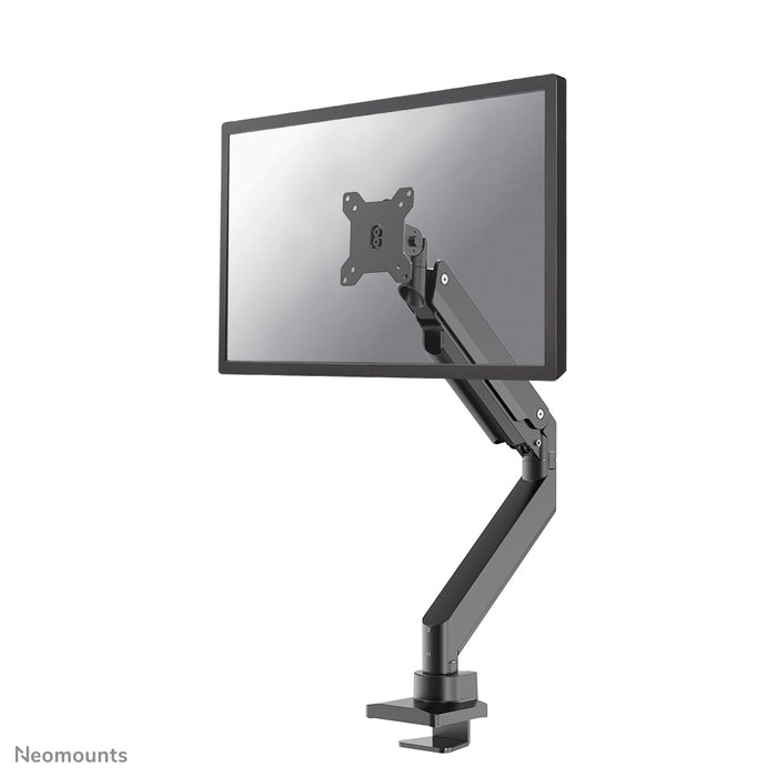 Neomounts NM-D775black is een gasgeveerde bureausteun voor flat screens t/m 32 inch (81 cm) - Zwart