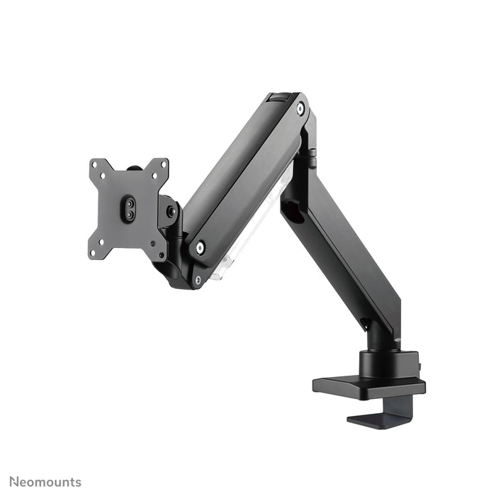 Neomounts NM-D775black is een gasgeveerde bureausteun voor flat screens t/m 32 inch (81 cm) - Zwart