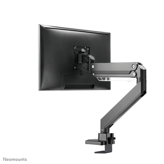 Neomounts NM-D775black is een gasgeveerde bureausteun voor flat screens t/m 32 inch (81 cm) - Zwart