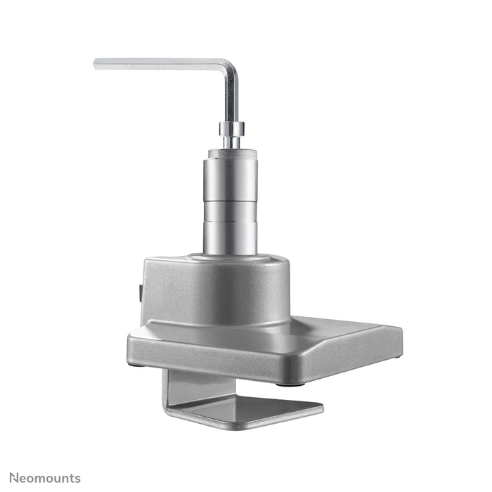 Neomounts NM-D775 zilver is een gasgeveerde bureausteun voor flat screens t/m 32 inch (81 cm) - Zilver