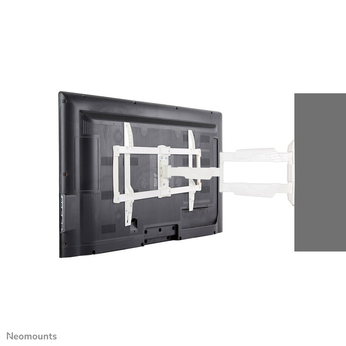 Neomounts NM-W460 wit is een wandsteun met 3 draaipunten voor flat screens t/m 60 inch (150 cm).