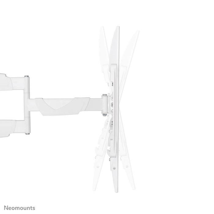 Neomounts NM-W460 wit is een wandsteun met 3 draaipunten voor flat screens t/m 60 inch (150 cm).