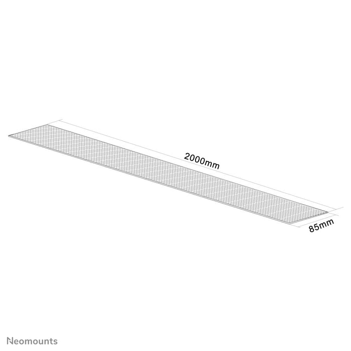 Neomounts NS-CS200 zwart is een kabelsok van 2 meter.