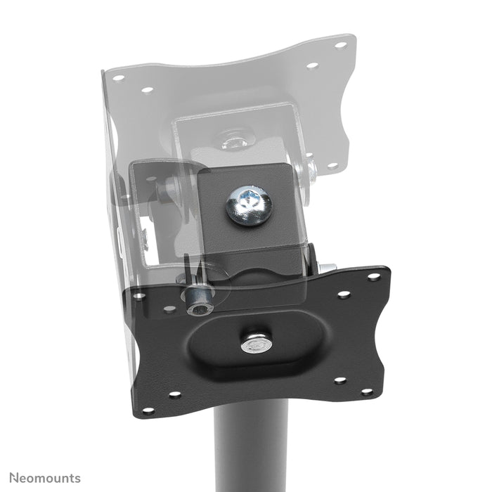Neomounts NS-DPOS100 zwart is een bureausteun met 1 draaipunt voor flat screens t/m 32 inch.