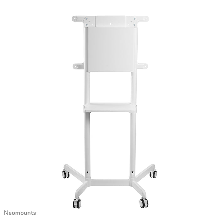 Neomounts NS-M1250 wit is een verrijdbaar meubel voor flat screens t/m 70 inch (178 cm). Incl. laptop plateau - Wit