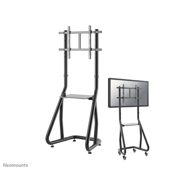 Neomounts NS-M3600black is een verrijdbaar meubel voor flat screens t/m 80 inch (203 cm).