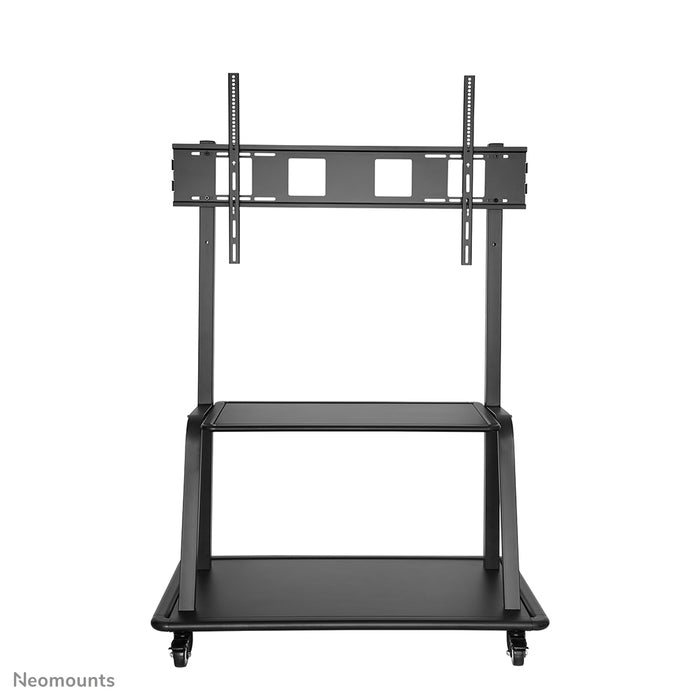 Neomounts NS-M4000 zwart is een verrijdbaar meubel voor flat screens t/m 105 inch (267 cm).