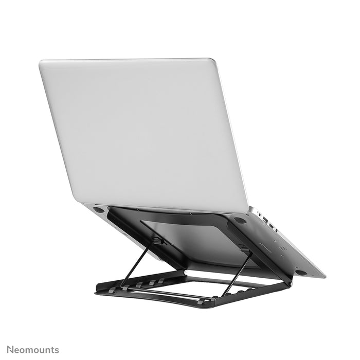 Neomounts NSLS075 zwart is een bureaustandaard voor een notebook - Zwart