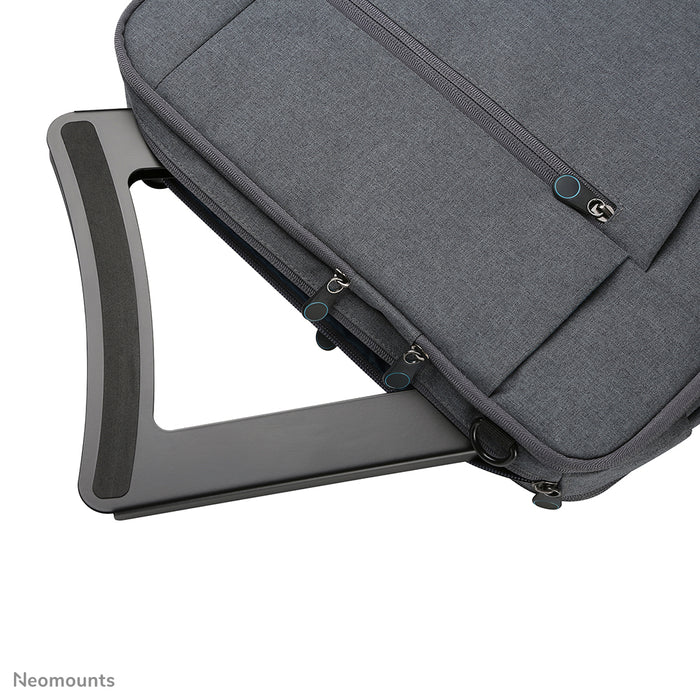 Neomounts NSLS075 zwart is een bureaustandaard voor een notebook - Zwart