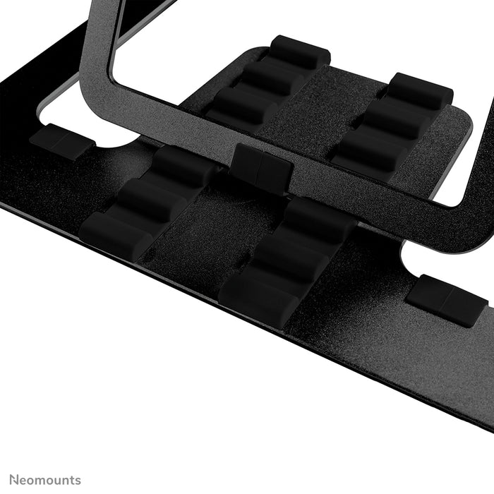 Neomounts NSLS085 zwart opvouwbare laptop standaard voor laptops tot 17 inch - Zwart