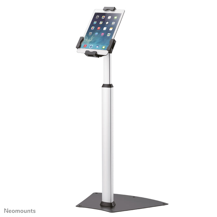 Neomounts diefstalbestendige tablet vloersteun TABLET-S200 zilver voor de meeste 7.9 inch-10.5 inch tablets, vergrendelbaar - Zilver
