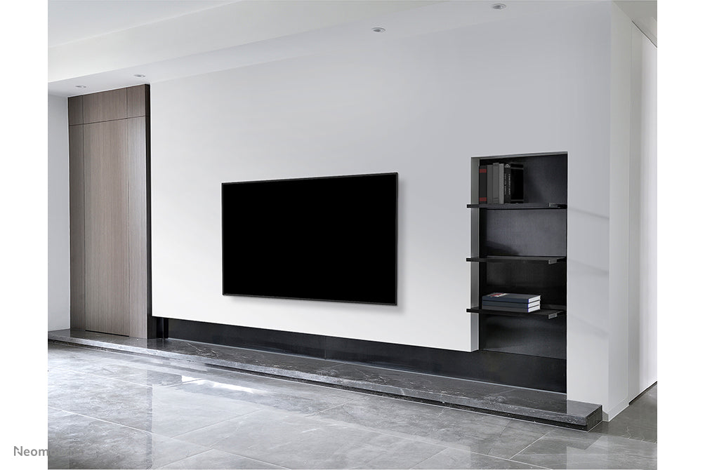 Neomounts WL30-550BL16 vlakke wandsteun voor 40-75 inch schermen - Zwart