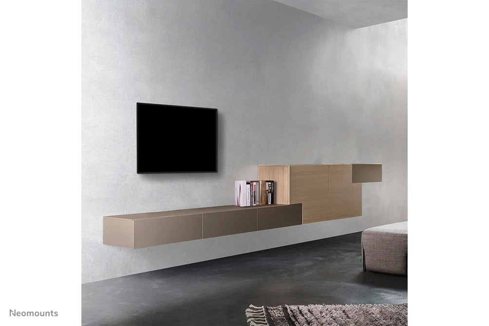 Neomounts WL30S-850BL12 vlakke wandsteun voor 24-55 inch schermen - Zwart